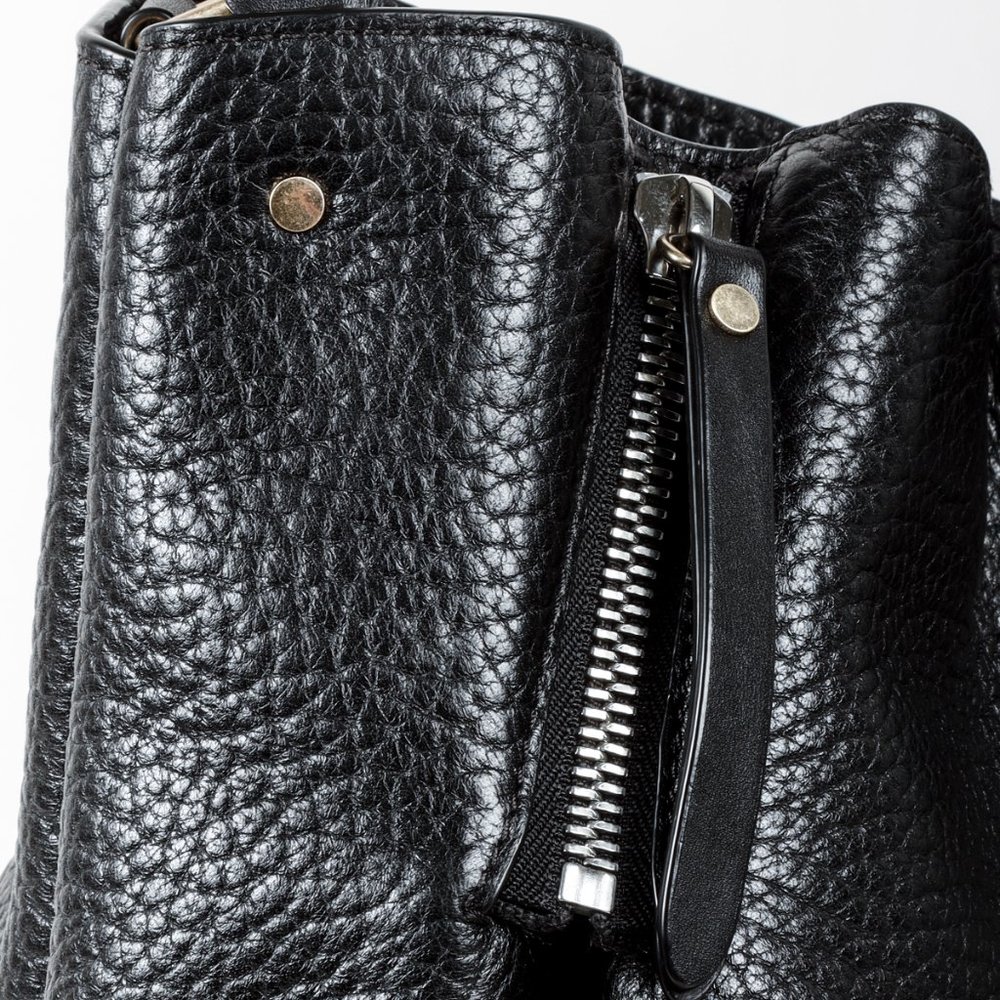Burberry Maidstone Black Leather Tote - Picture 7 of 16